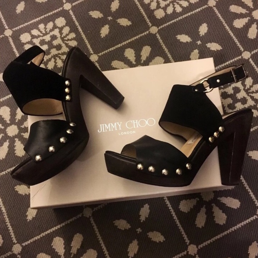 MUST GO: Authentic Jimmy Choo Suede Heels